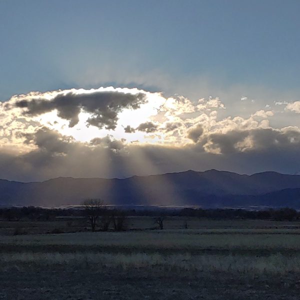 New View - Sun breaking through the clouds